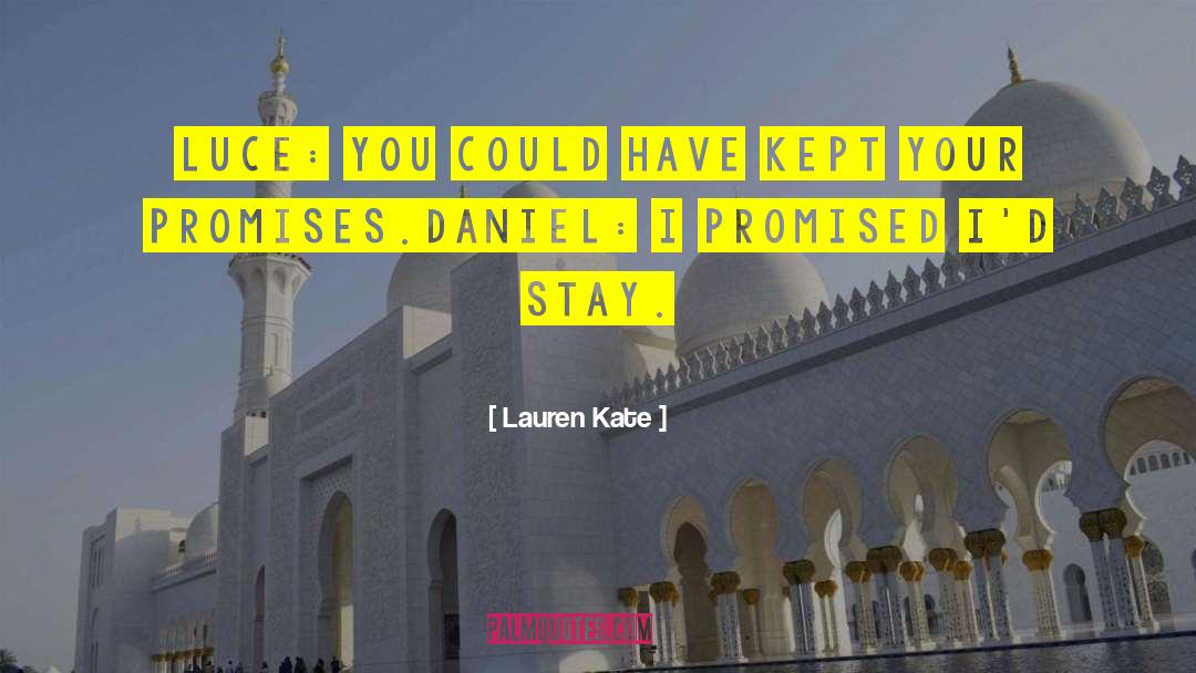 Campaign Promises quotes by Lauren Kate