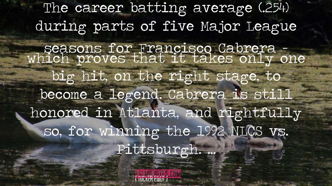 Campaneris Baseball quotes by Tucker Elliot