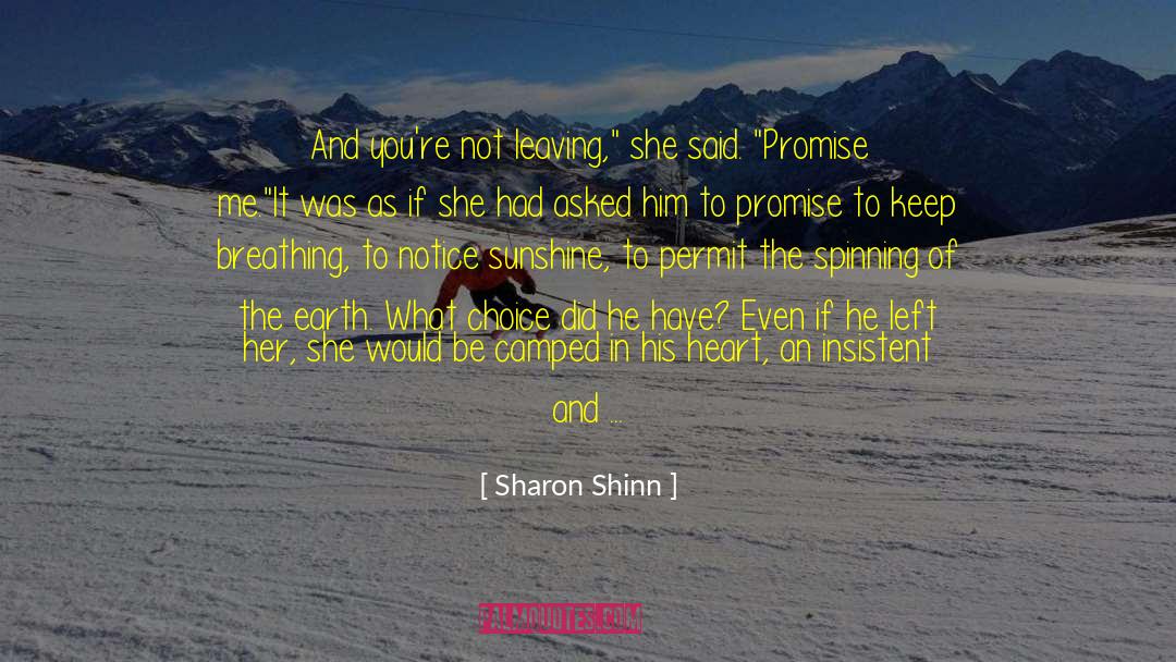 Camped Out quotes by Sharon Shinn