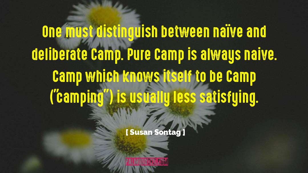 Camping Food quotes by Susan Sontag