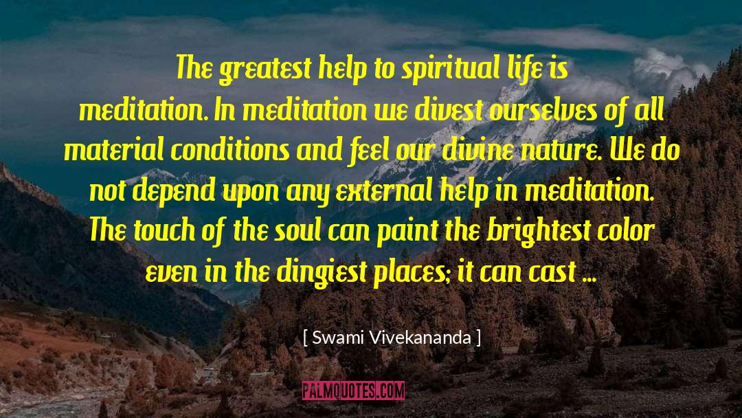 Camping In Nature quotes by Swami Vivekananda