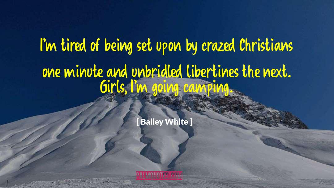 Camping quotes by Bailey White