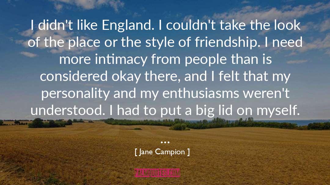 Campion quotes by Jane Campion