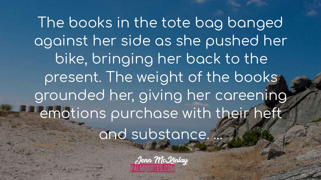 Campomaggi Tote quotes by Jenn McKinlay
