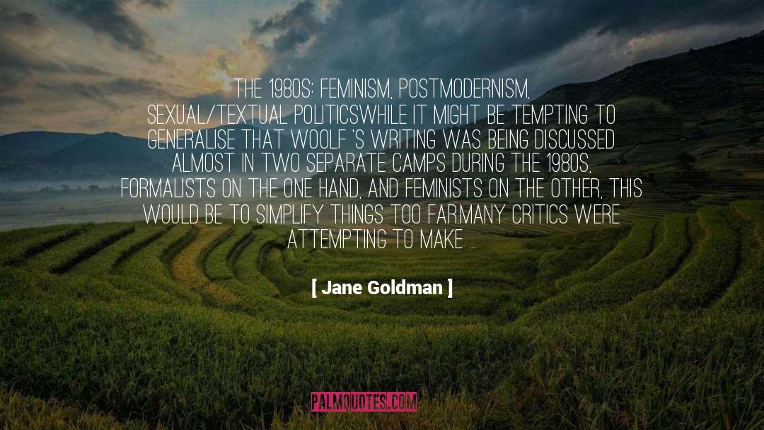 Camps quotes by Jane Goldman