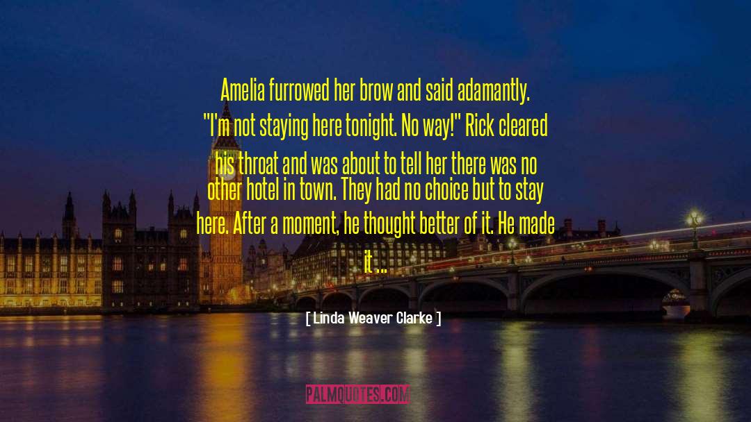 Cams Thoughts About Amelia quotes by Linda Weaver Clarke