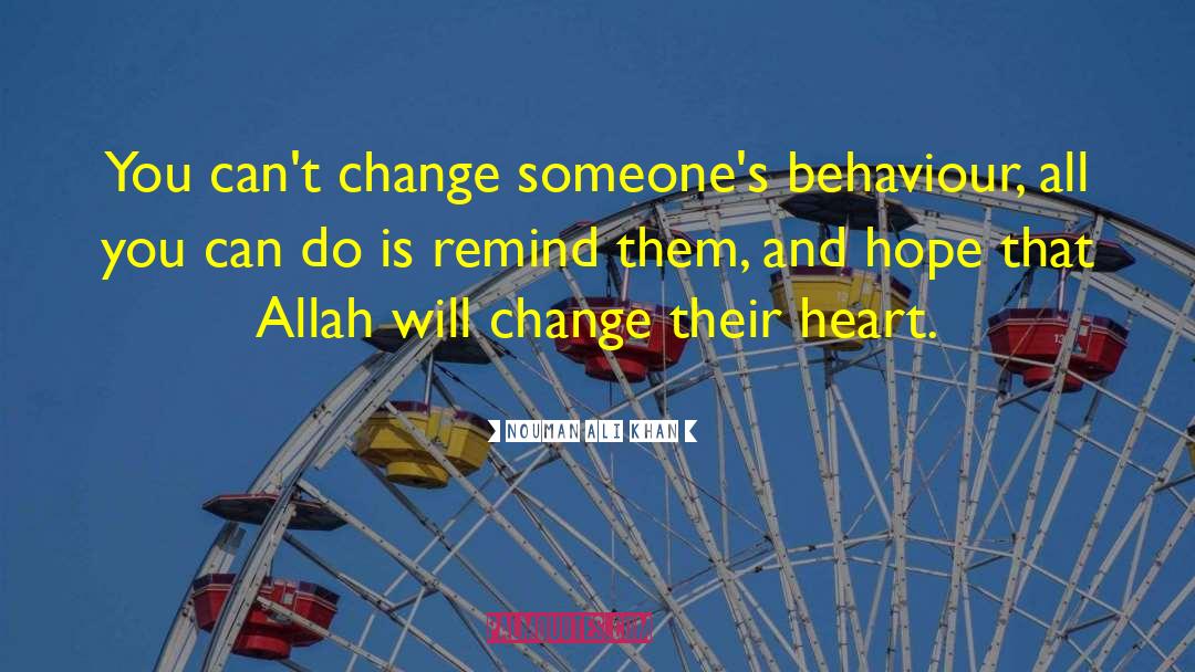 Can 27t Change quotes by Nouman Ali Khan