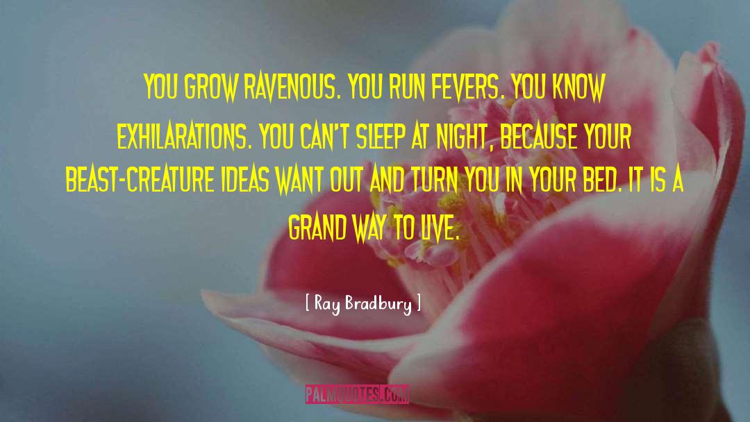 Can 27t Sleep quotes by Ray Bradbury