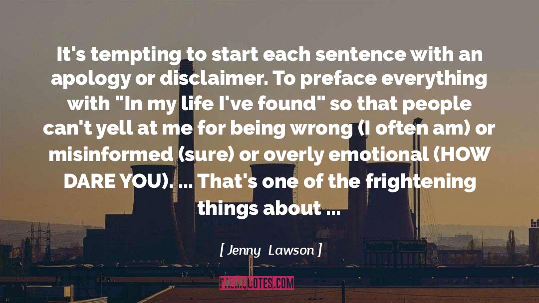 Can I Start A Sentence With A quotes by Jenny  Lawson