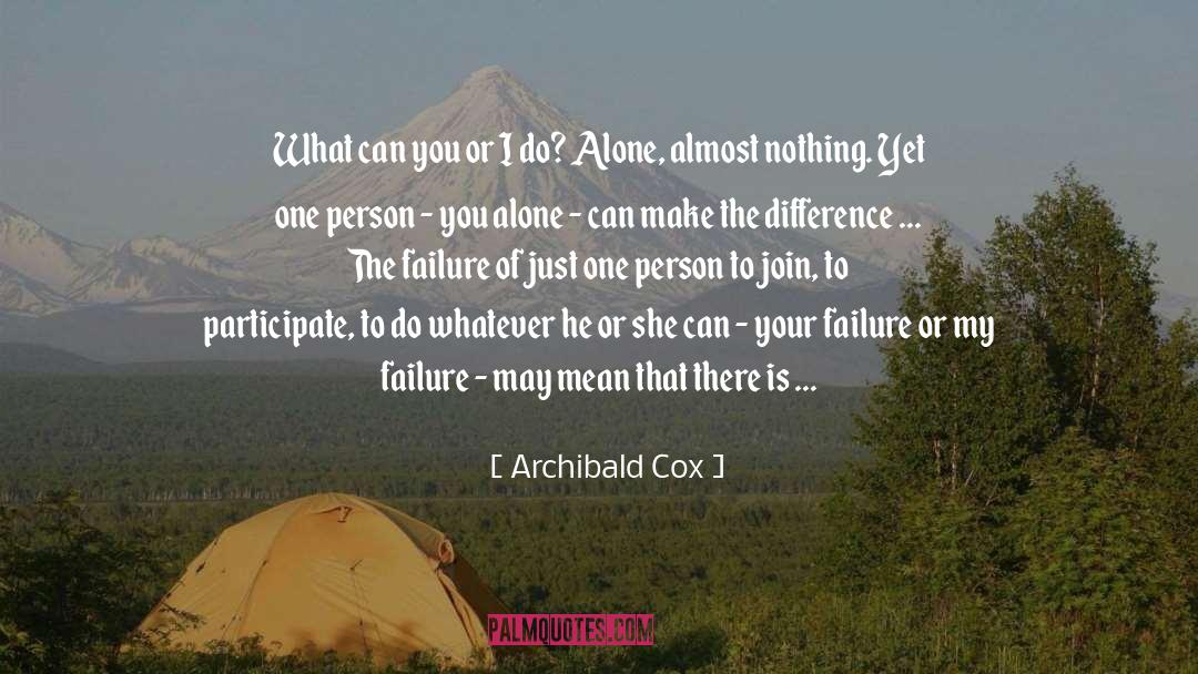 Can Mean quotes by Archibald Cox