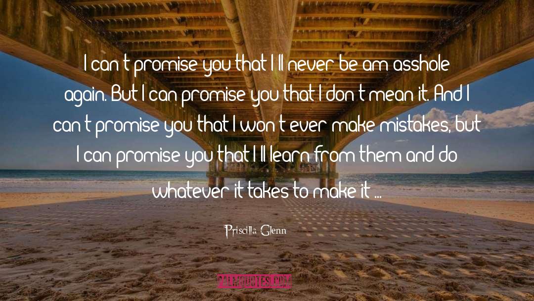 Can You Promise Me quotes by Priscilla Glenn