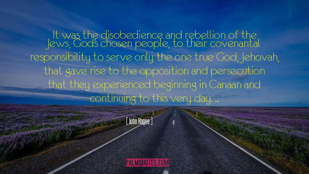 Canaan quotes by John Hagee