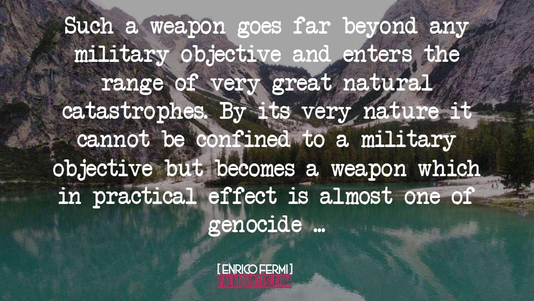 Canaanite Genocide quotes by Enrico Fermi