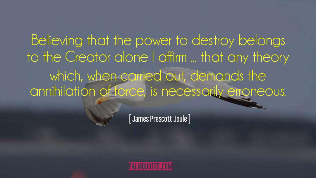 Canaanite Genocide quotes by James Prescott Joule