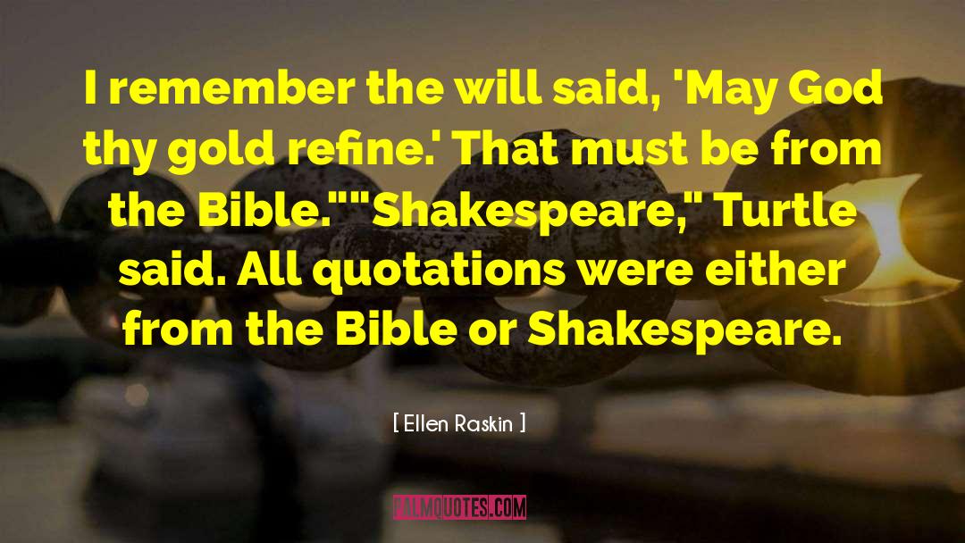Canaanites Bible quotes by Ellen Raskin