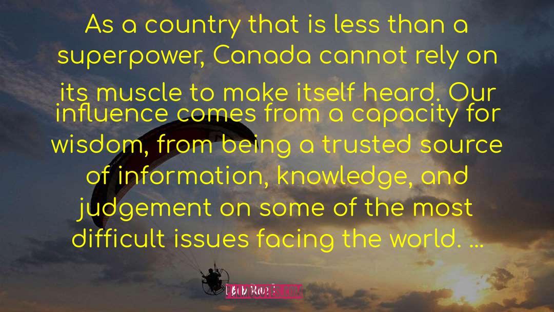 Canadian Counsel Psych Assoc quotes by Bob Rae