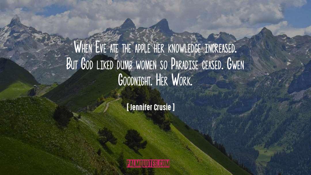 Canadian Feminist Pioneer quotes by Jennifer Crusie