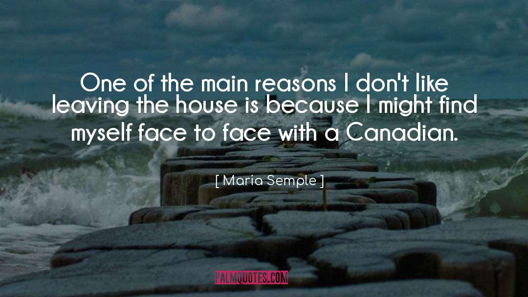 Canadian Humor quotes by Maria Semple