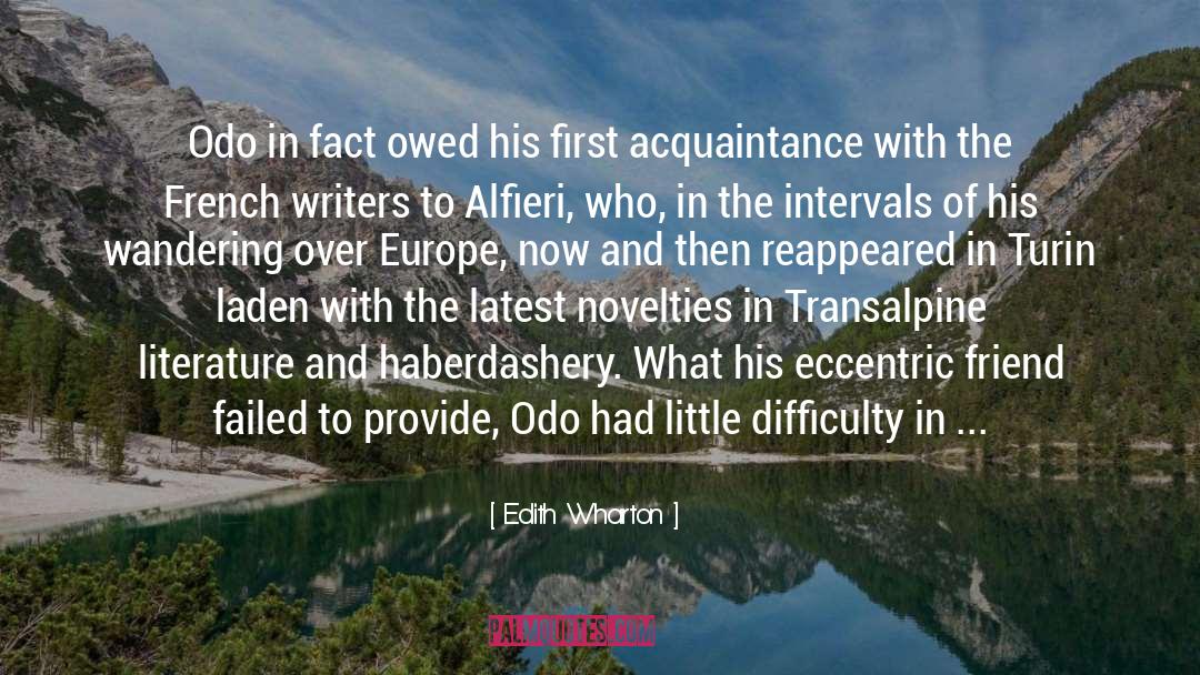 Canadian Literature quotes by Edith Wharton