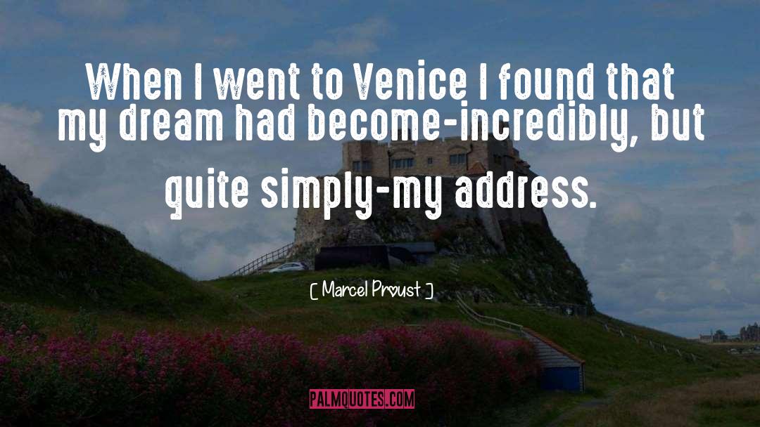 Canaletto Venice quotes by Marcel Proust