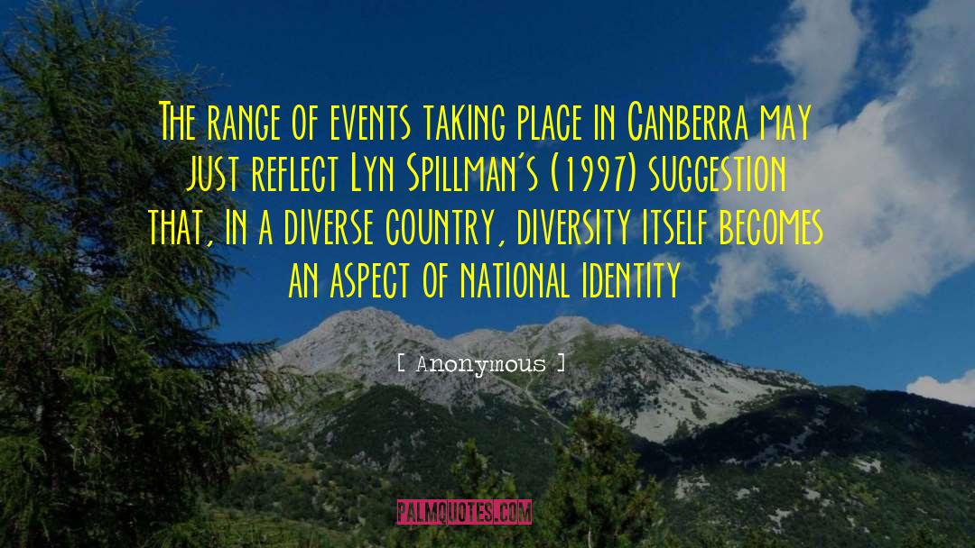 Canberra quotes by Anonymous