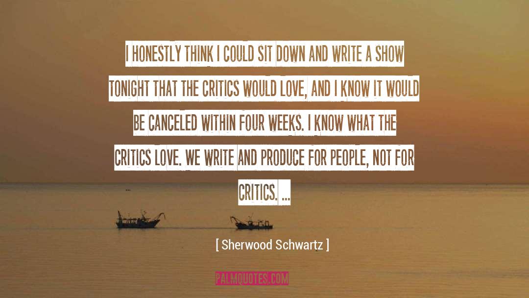 Canceled quotes by Sherwood Schwartz