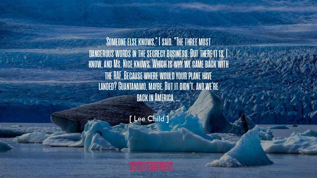 Canceled quotes by Lee Child