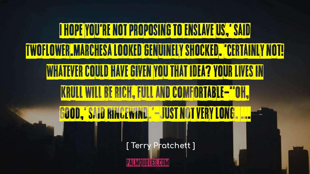 Cancer And Hope quotes by Terry Pratchett