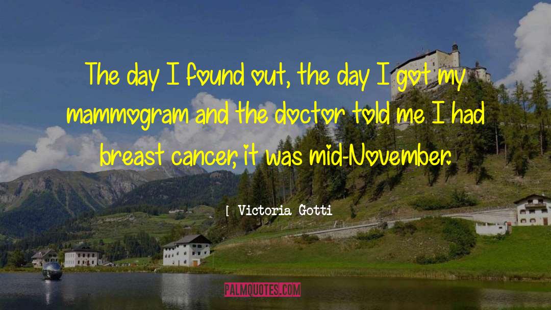 Cancer Breasts quotes by Victoria Gotti