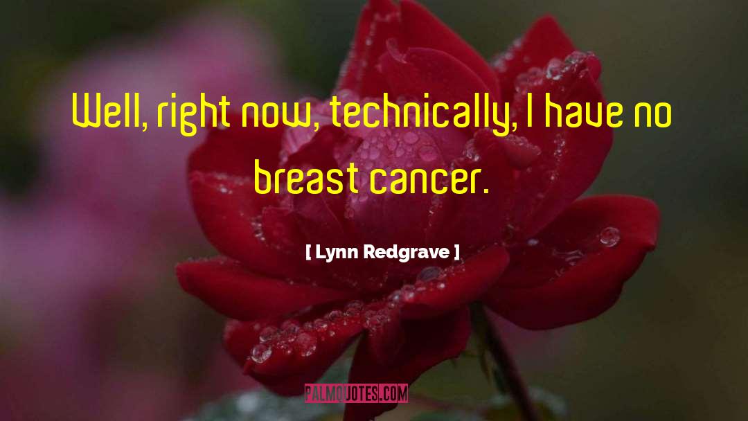 Cancer Breasts quotes by Lynn Redgrave