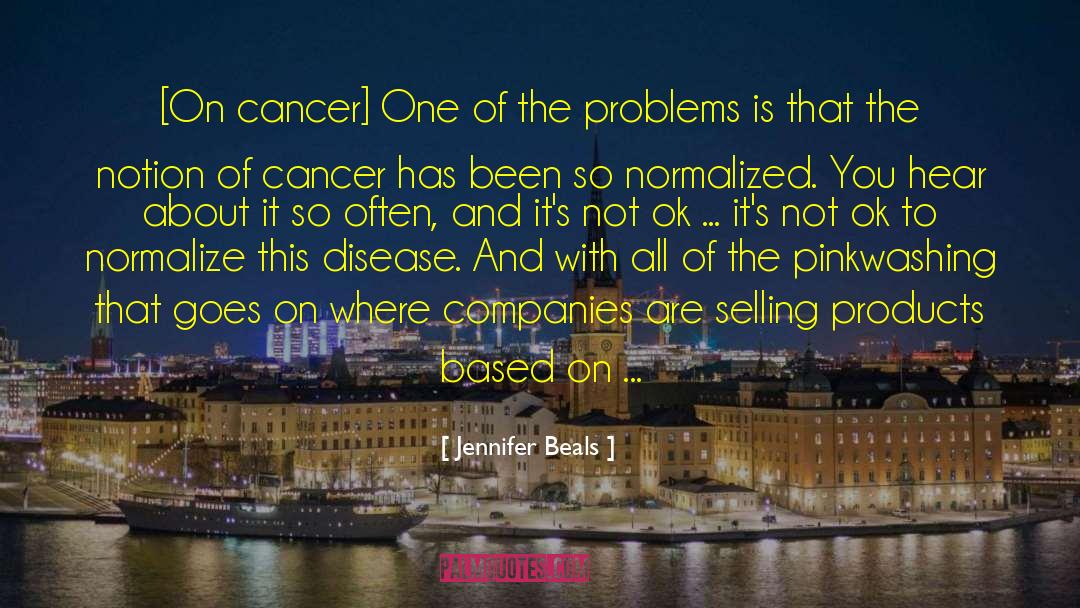 Cancer Breasts quotes by Jennifer Beals
