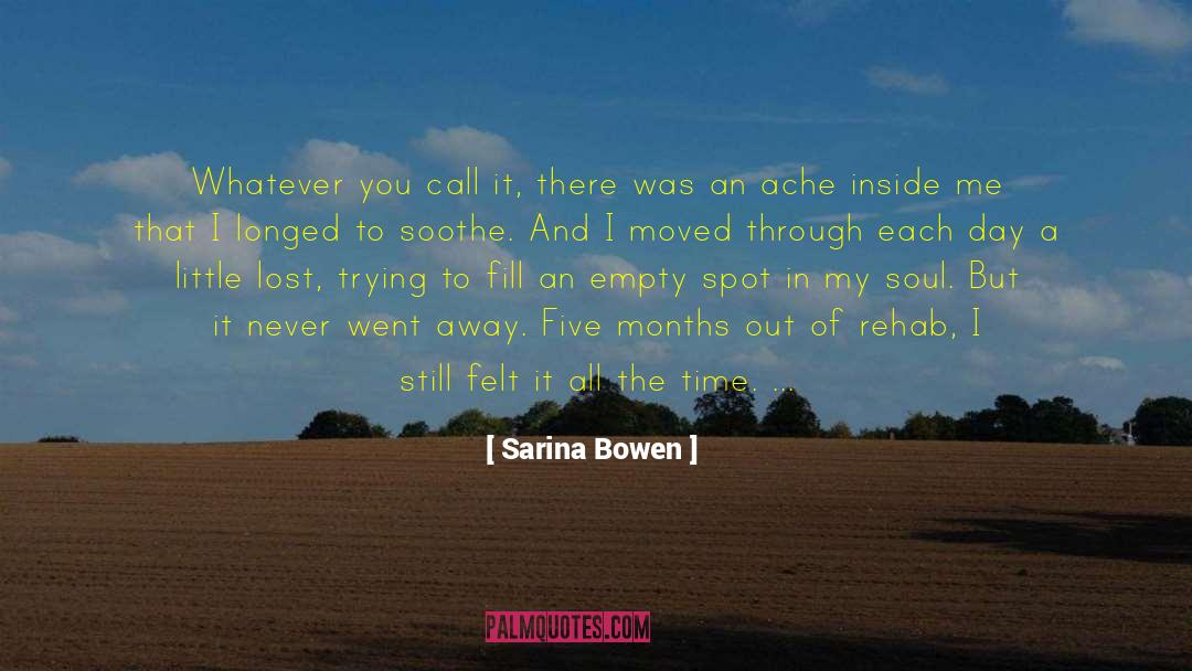 Cancer Cure quotes by Sarina Bowen