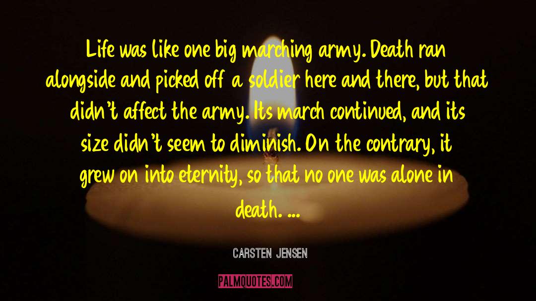 Cancer Death quotes by Carsten Jensen