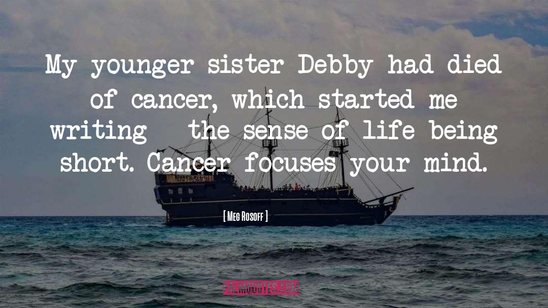 Cancer Doctor quotes by Meg Rosoff