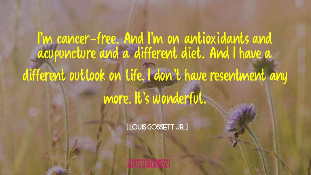 Cancer Free quotes by Louis Gossett Jr.