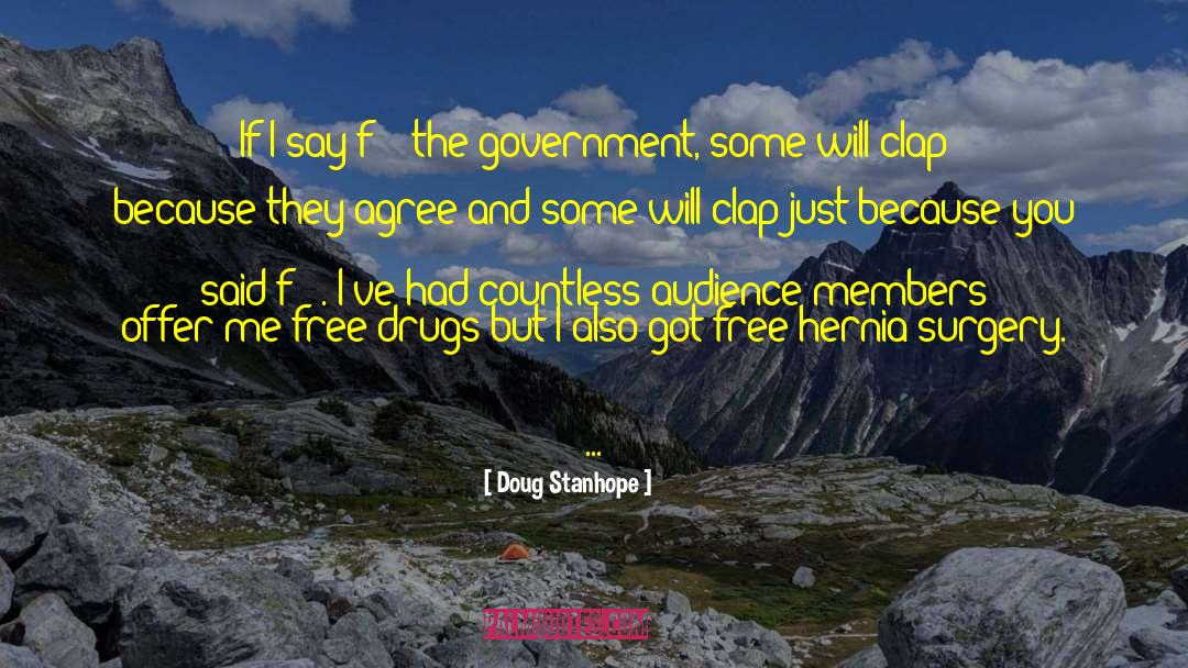 Cancer Free quotes by Doug Stanhope