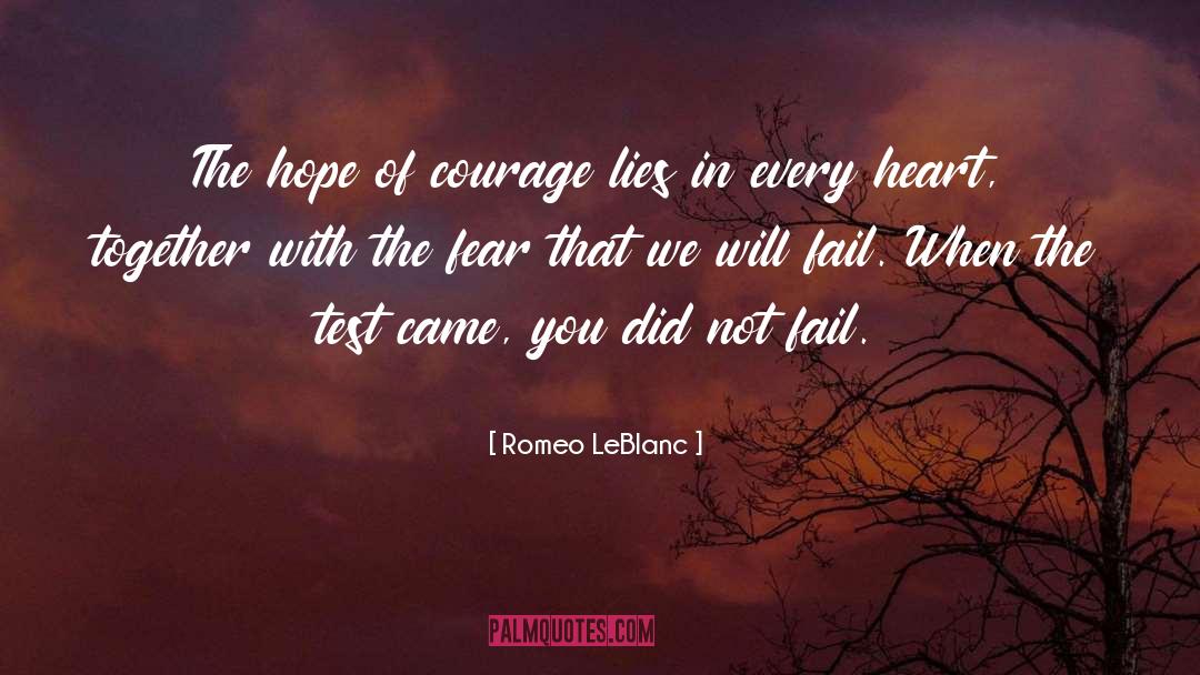 Cancer Hope quotes by Romeo LeBlanc
