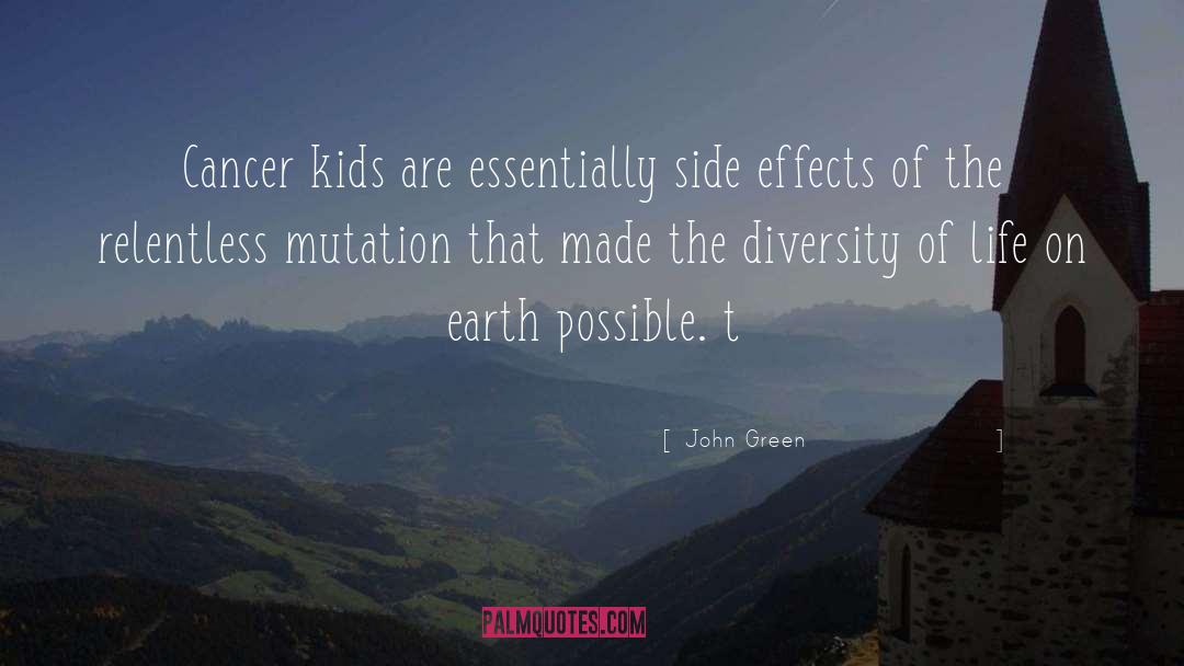 Cancer Kids quotes by John Green