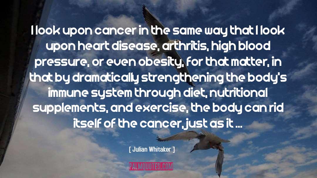 Cancer Patients quotes by Julian Whitaker