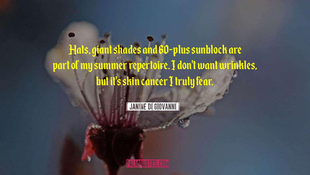 Cancer Patients quotes by Janine Di Giovanni