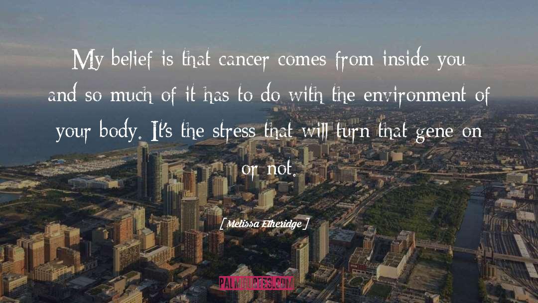 Cancer quotes by Melissa Etheridge