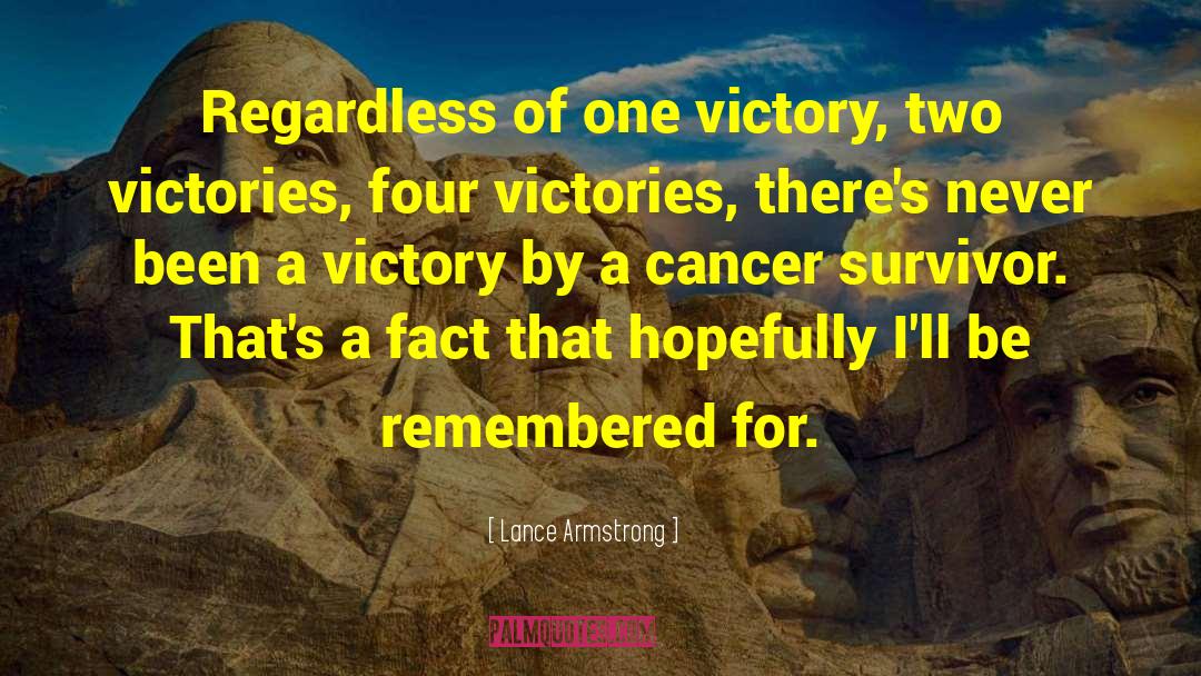 Cancer Survivor quotes by Lance Armstrong