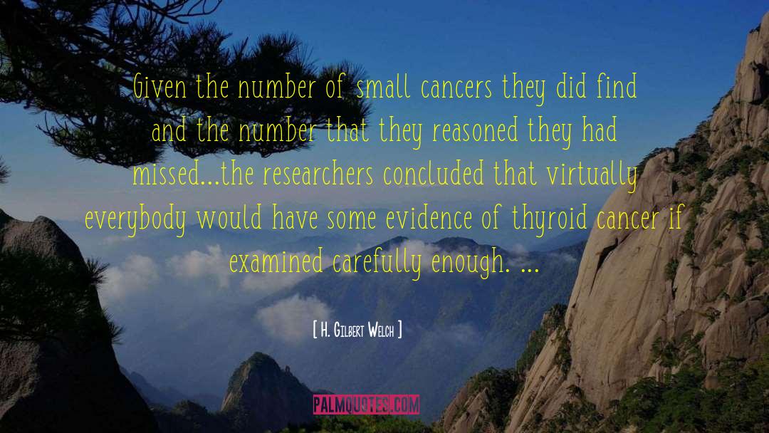 Cancer Survivorsurvivor quotes by H. Gilbert Welch