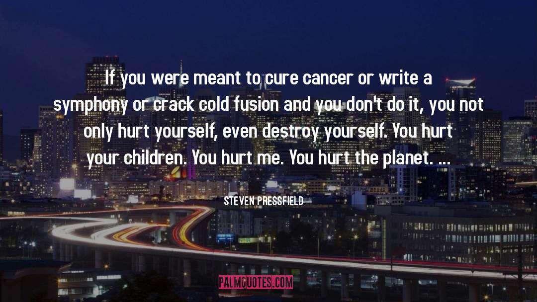 Cancer Survivorsurvivor quotes by Steven Pressfield