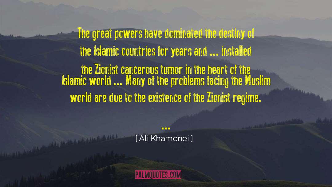 Cancerous quotes by Ali Khamenei