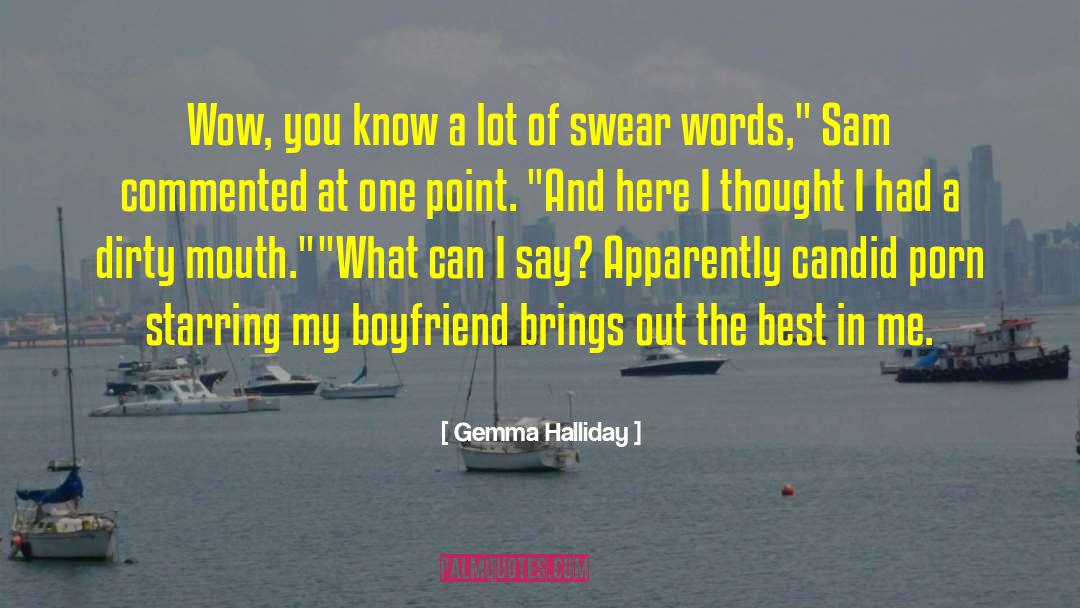 Candid quotes by Gemma Halliday