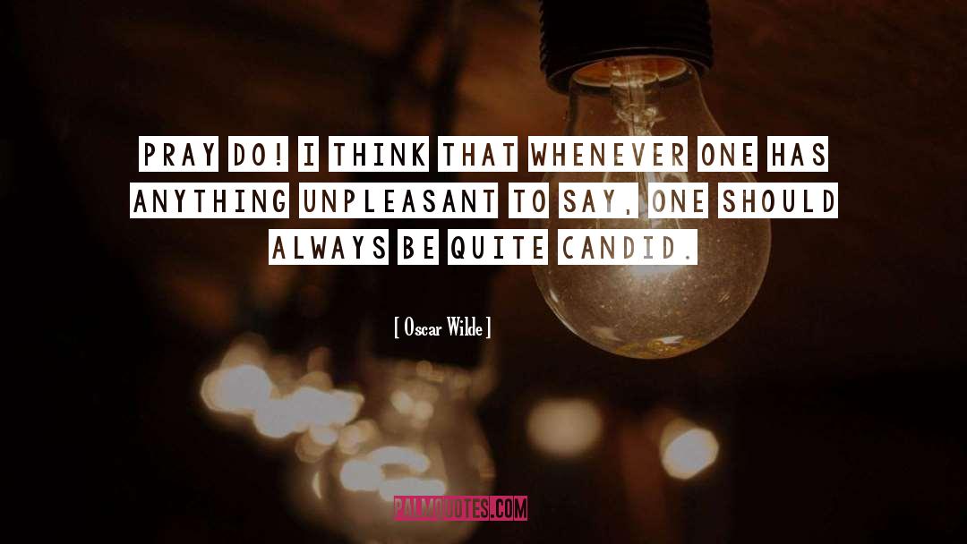 Candid quotes by Oscar Wilde