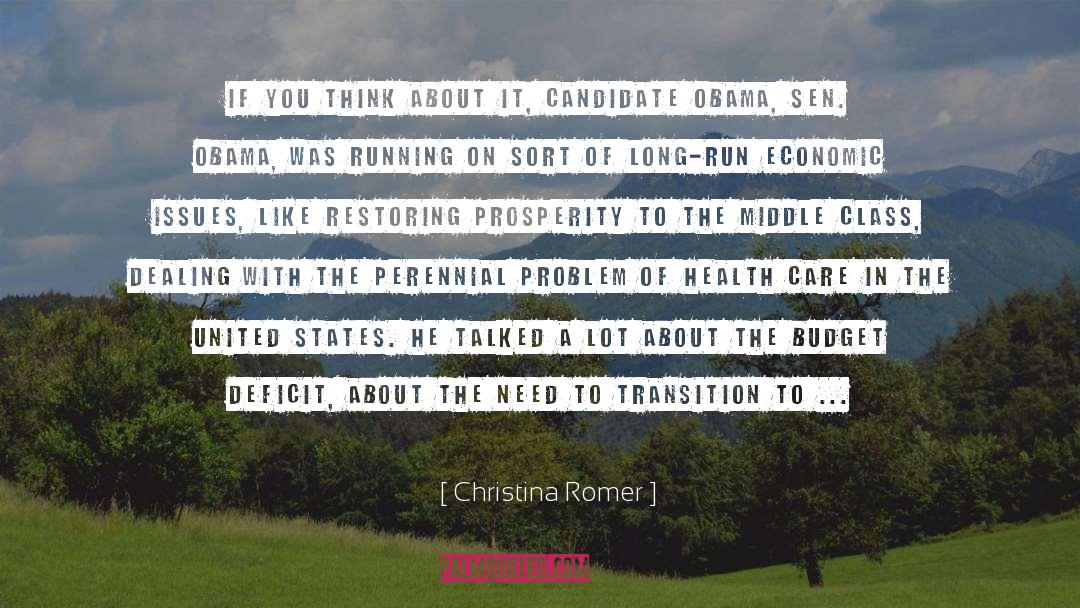 Candidate quotes by Christina Romer