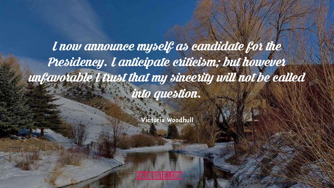 Candidate quotes by Victoria Woodhull