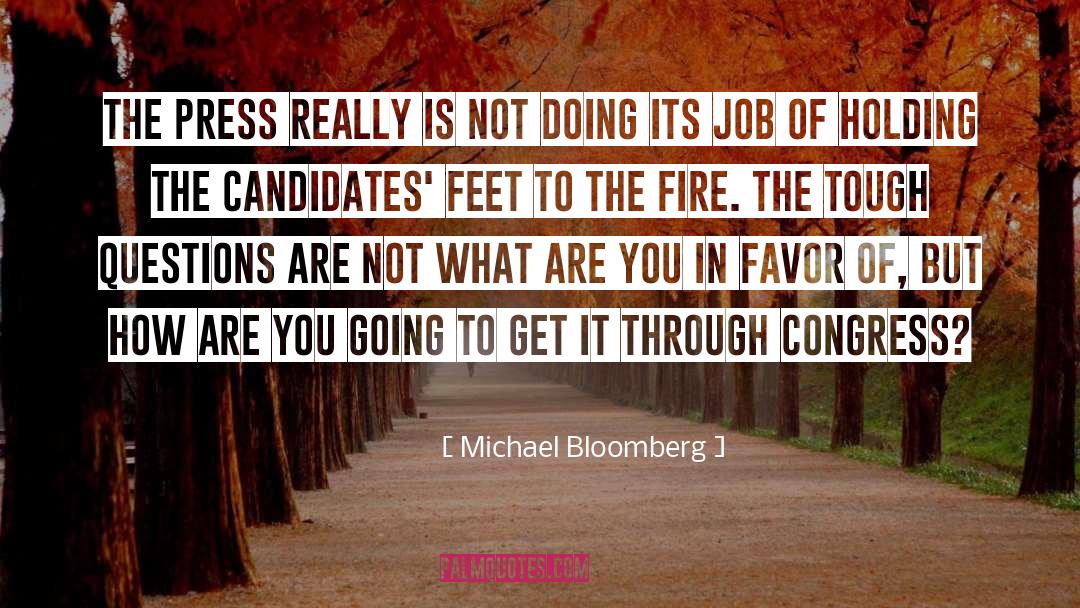 Candidates quotes by Michael Bloomberg